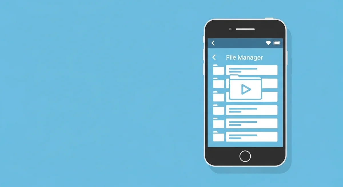Файл в приложении Файлы