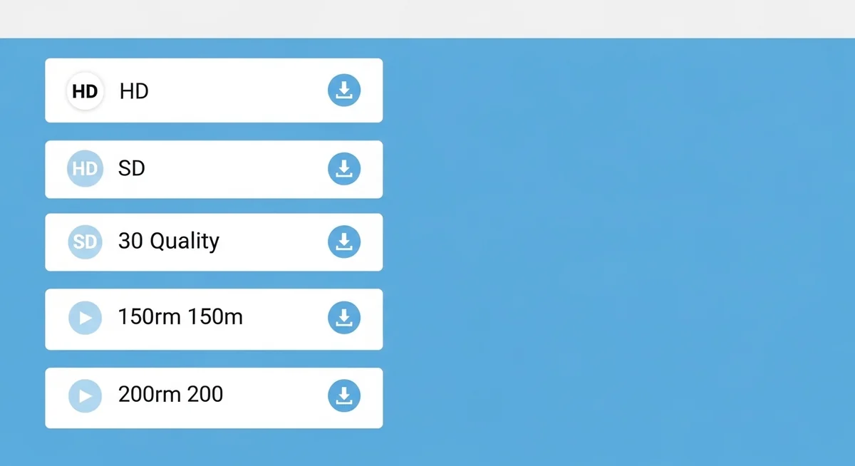 Выбрать качество видео