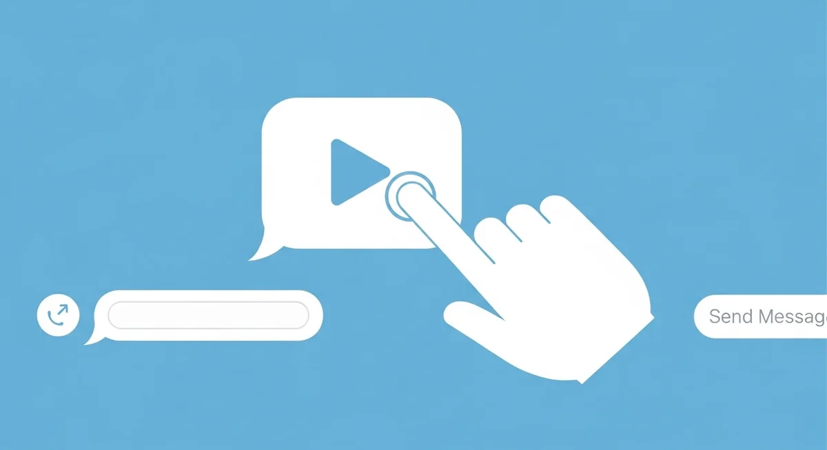 Нажать на видео