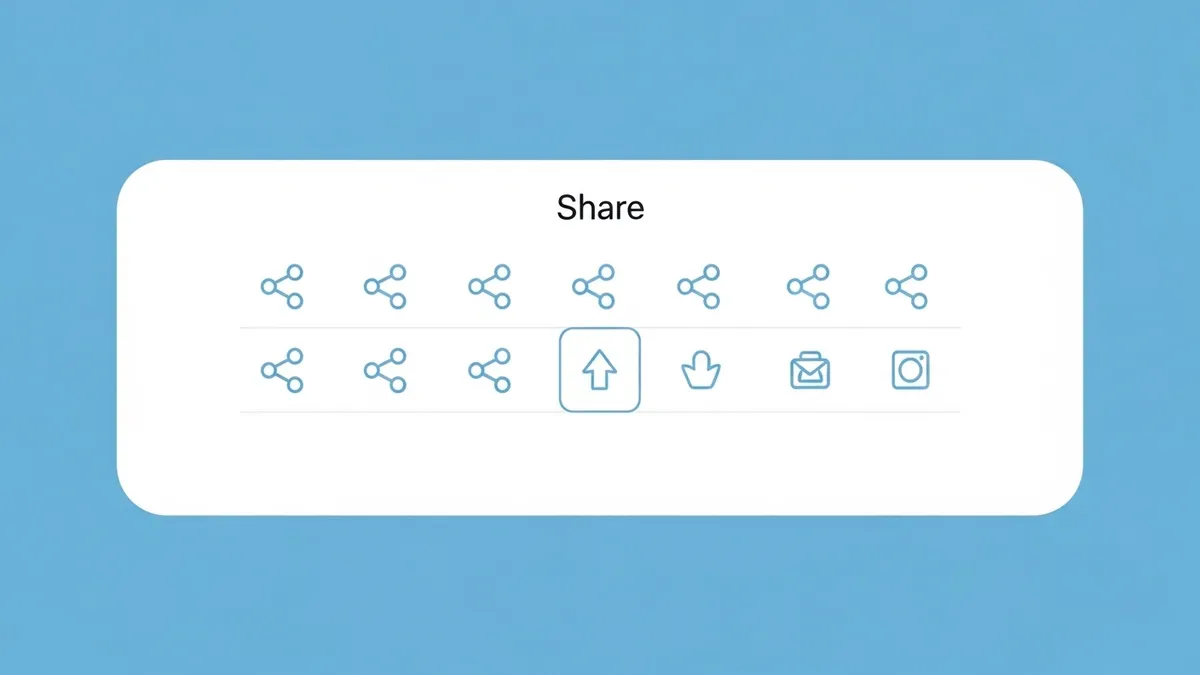 Нажать Поделиться